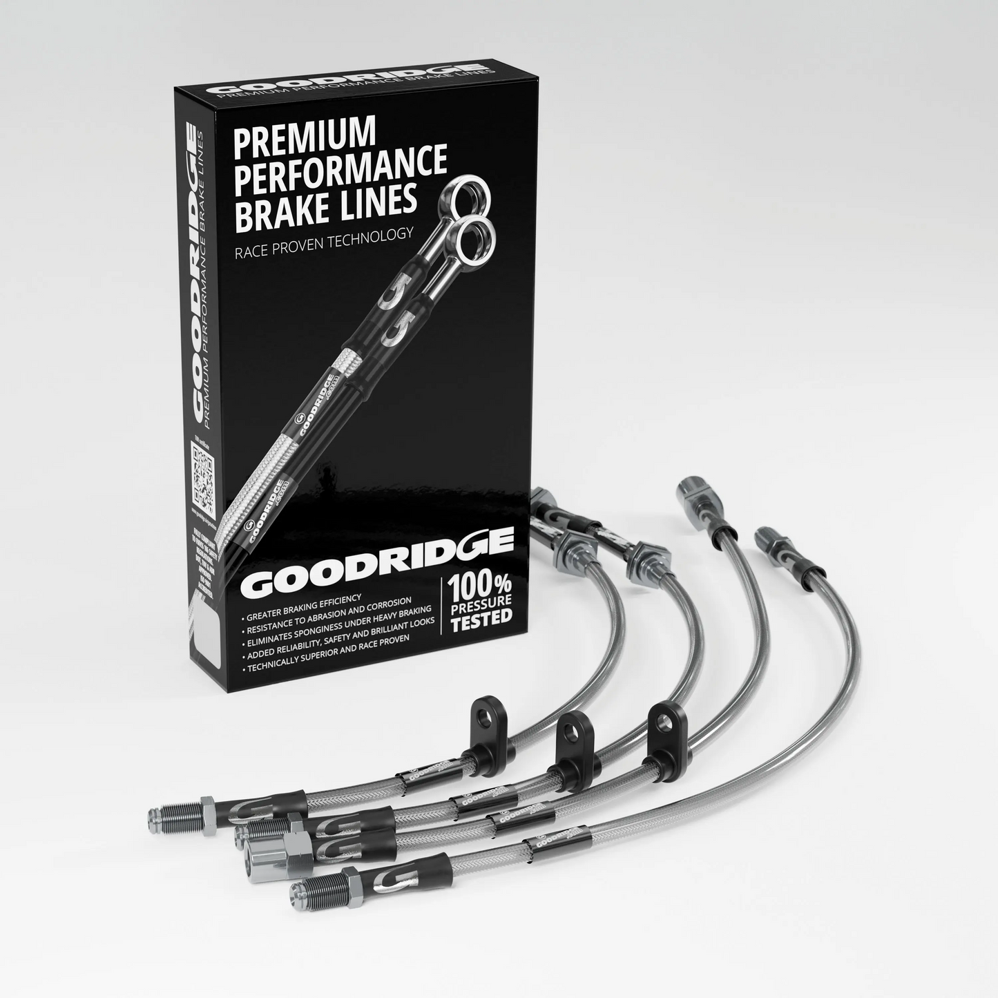 Goodridge Braided Lines – BMW M2/M3/M4 (F8X) (Clear)