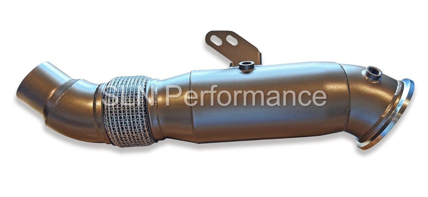 SLN BMW B58 Super 5” Decat Downpipe CERAMIC COATED