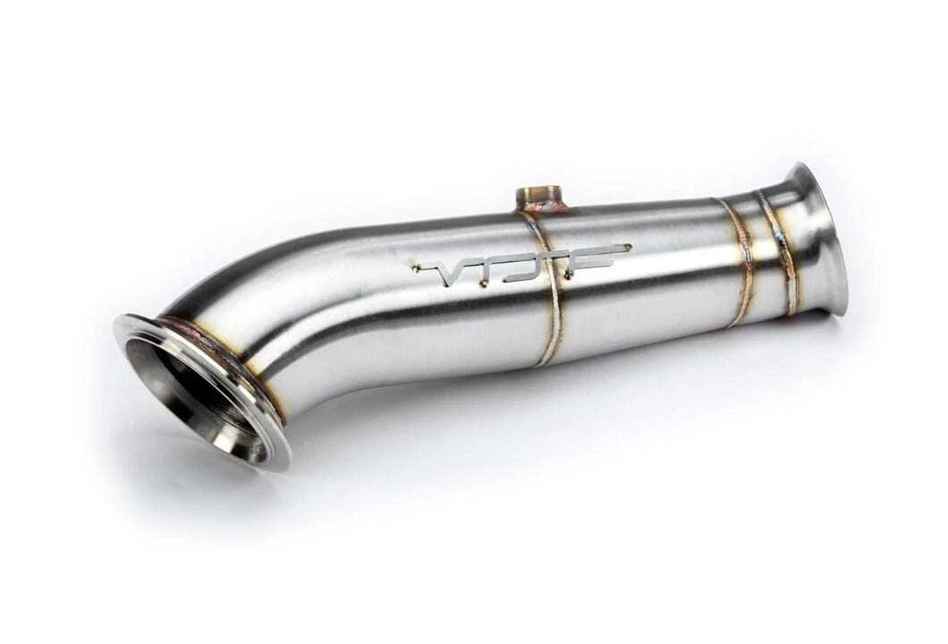 VRSF N55 4" Decat Downpipe (Brushed) – F20 F21 M135i / F22 F23 M235i / F30 F31 335i / F32 F33 F36 435i / F87 M2