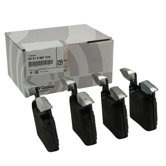 Genuine BMW Rear Brake Pads – 34216887576 – 1 / 2 / 3 / 4 Series (M135i / M140i / M235i / M240i / 335i / 340i / 435i / 440i)