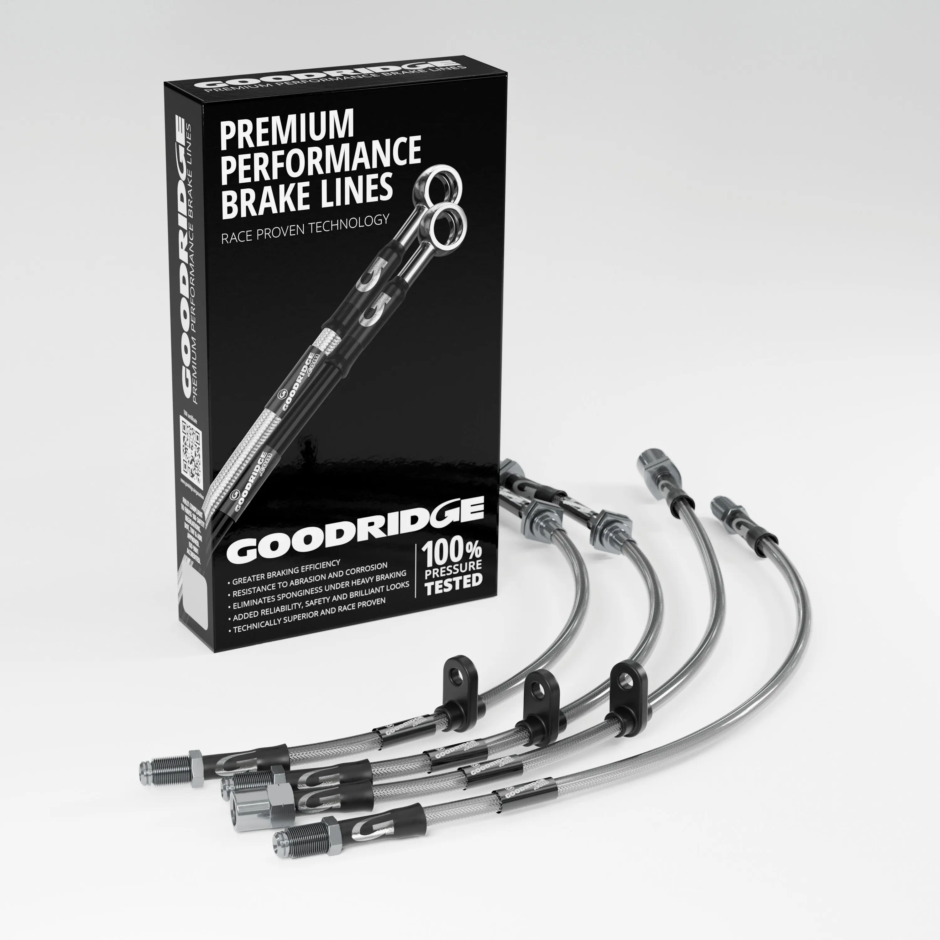 Goodridge Braided Lines – BMW 1/2/3/4 Series (F2X/F3X) (Clear)