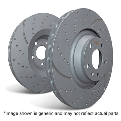 EBC GD Rear Brake Discs – Ford Fiesta ST Mk7 (GD280)