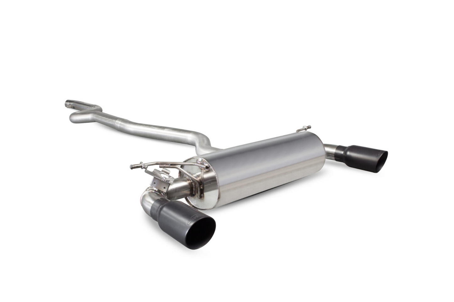 Scorpion Exhausts Non-Resonated Cat-Back System – Black Ceramic Tips – BMW M140i