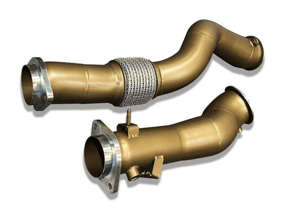 SLN BMW S58 M2 G87 M3 G80 M4 G82 X3M X4M LCI Decat Downpipe CERAMIC COATED