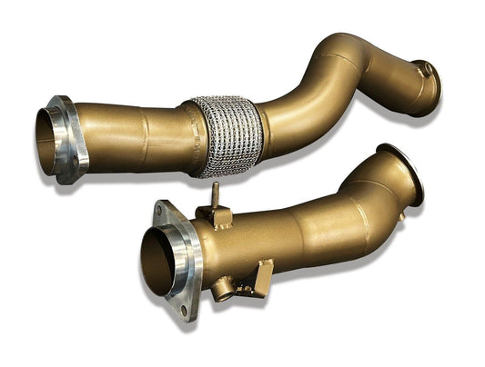 SLN BMW S58 M2 G87 M3 G80 M4 G82 X3M X4M LCI Decat Downpipe CERAMIC COATED