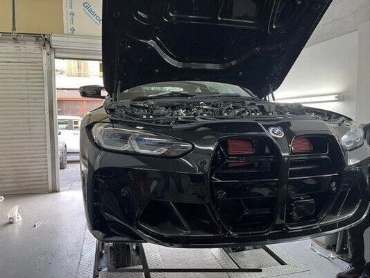 SLN BMW S58 M2 G87 M3 G80 M4 G82 M2 G87 Front Mount Intake (Red filters available)