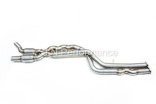 SLN BMW S55 M2C Equal Length Mid Pipe with Under-Brace