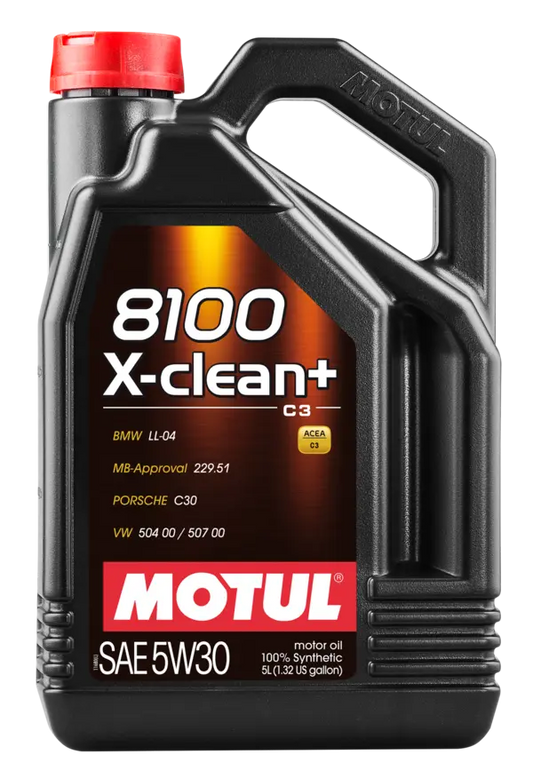 Motul 8100 X-CLEAN+ 5W-30 Engine Oil – 5L