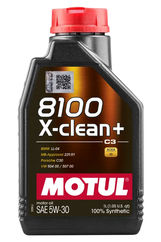 Motul 8100 X-CLEAN+ 5W-30 Engine Oil – 1L