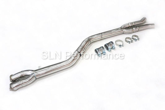 SLN BMW S58 X3M X4M Pre LCI Non-Resonated Single Mid Pipe