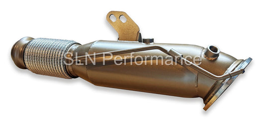 SLN BMW B58 OPF Ceramic Coated Decat Downpipe M240i M340i M440i 540i 640i 840i