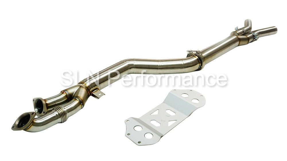 SLN 4" Stainless Steel Single Mid Pipe - BMW S58 M3 G80 M4 G82 X3M X4M